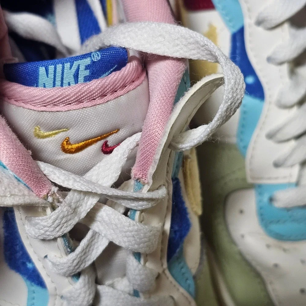Nike Air Force 1 Pixel SE‎ Patchwork Multiclr DO6719-100 Wm7.5 Pastel Suede Lthr